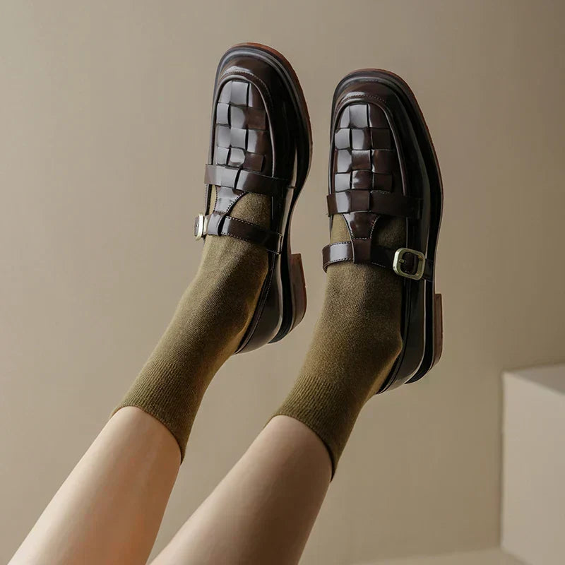 Lumerra Zapatos Planos Retro